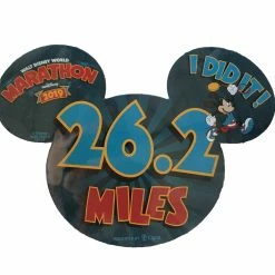 Disney Auto Magnet - 2019 Marathon - 26.2 Miles