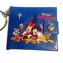 Disney Keychain - Official Autograph Book - Mickey Mouse & Friends