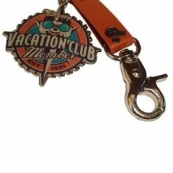 Disney Keychain - Disney Vacation Club Member With Strap