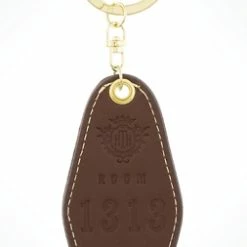 Disney Keychain - Hollywood Tower Hotel - Leather