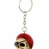 Disney Keychain - Skull Pirate Head - Pirates Of The Caribbean