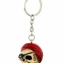 Disney Keychain - Skull Pirate Head - Pirates Of The Caribbean