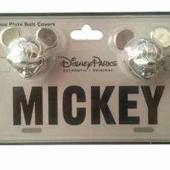 Disney License Plate Bolt Covers - Mickey Mouse