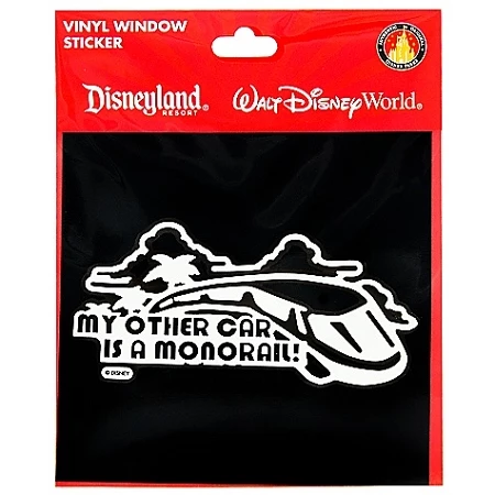 Disney Window Decal - My Other Car Is A Monorail