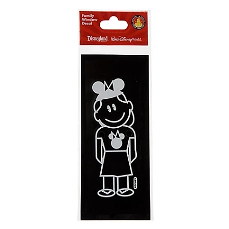 Disney Window Decal - Girl With Mickey Mouse Ear Hat