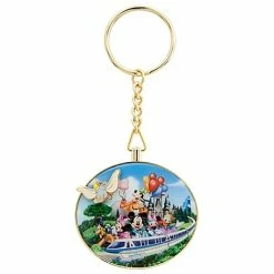 Disney Keychain - Walt Disney World Resort Flying Dumbo Keyring