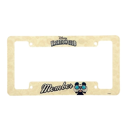 Disney License Plate Frame - Disney Vacation Club Member