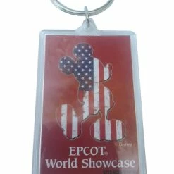 Disney Keychain - Mickey Mouse U.S.A - Epcot World Showcase