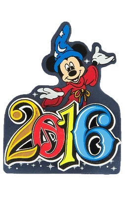 Disney Antenna Topper - 2016 Logo - Sorcerer Mickey Mouse