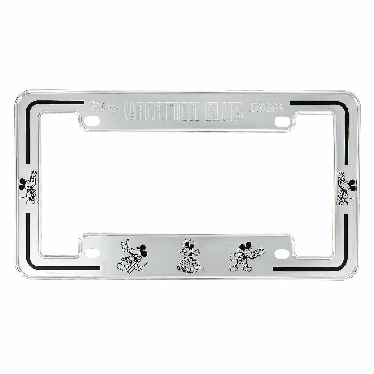 Disney License Plate Frame - Vacation Club Member - Metal