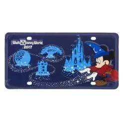Disney License Plate - 2017 Sorcerer Mickey Mouse - Walt Disney World