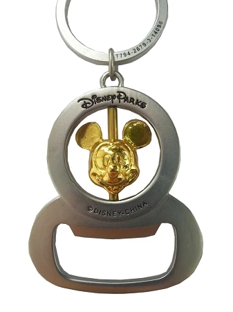 Disney Keychain - Rotating Mickey Mouse Bottle Opener